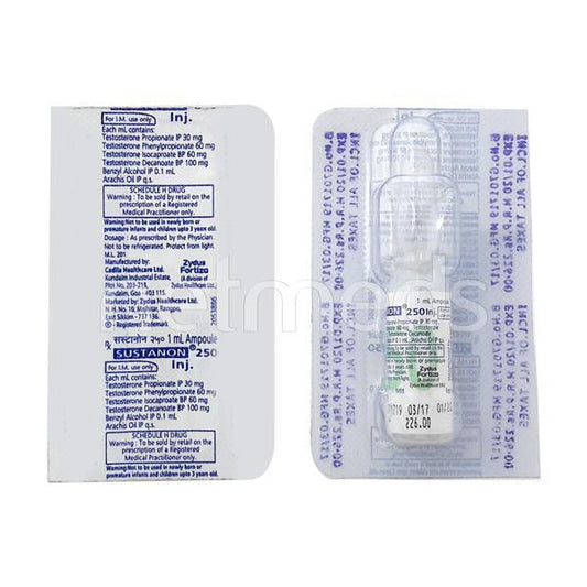 Sustanon 250mg Injection 1ml - Global Surgicals