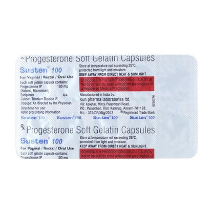 Susten 100mg Capsule 10'S - Global Surgicals