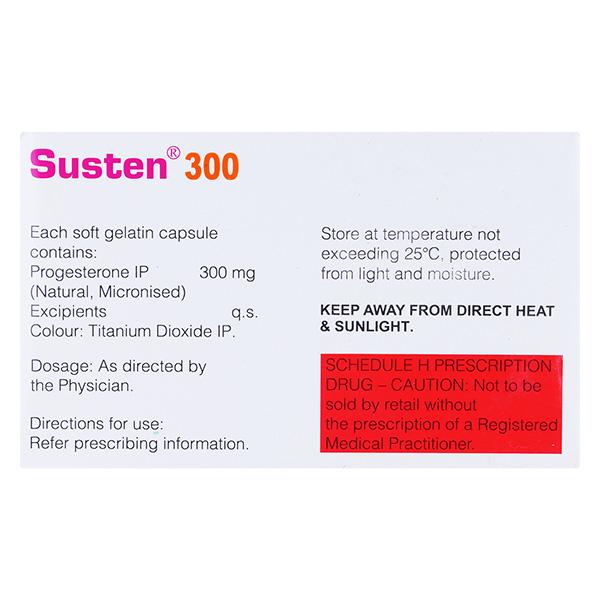 Susten 300mg Capsule 10'S - Global Surgicals