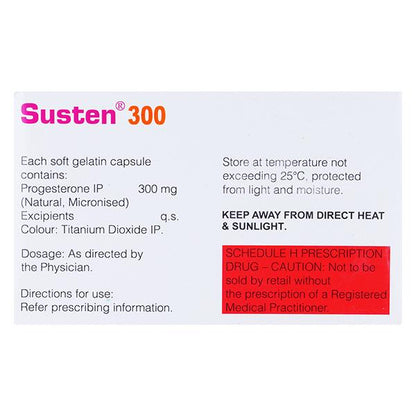 Susten 300mg Capsule 10'S - Global Surgicals