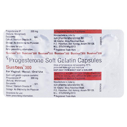 Susten 300mg Capsule 10'S - Global Surgicals
