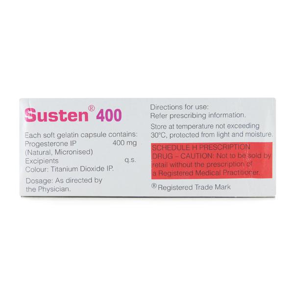 Susten 400mg Capsule 10'S - Global Surgicals