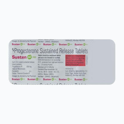 Susten SR 200mg Tablet 10'S - Global Surgicals