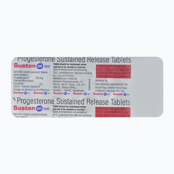 Susten SR 300mg Tablet 10'S - Global Surgicals