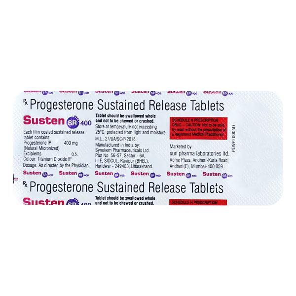 Susten SR 400mg Tablet 10'S - Global Surgicals