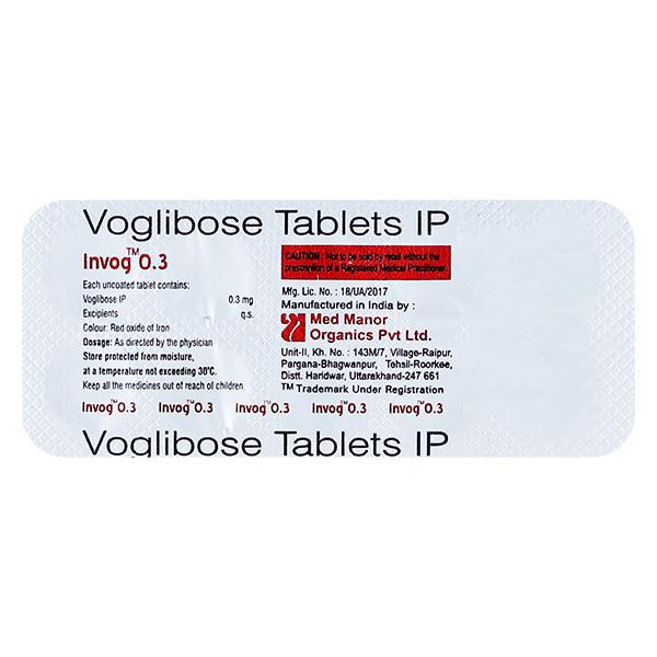 Invog 0.3mg Tablet 10'S