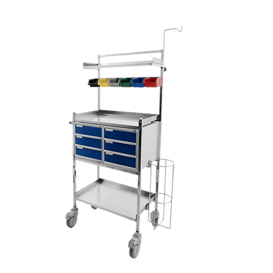Swaaro Care Crash Cart Trolley - Global Surgicals