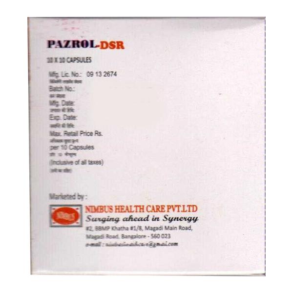 PAZROL DSR Capsule 10's