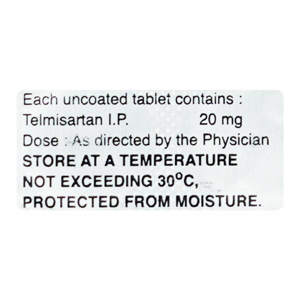 Telsar 20mg Tablet 15'S