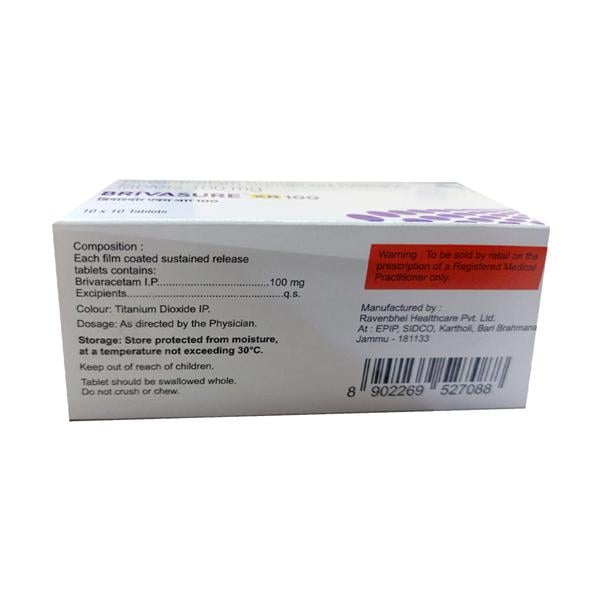 BRIVASURE XR 100 Tablet 10's