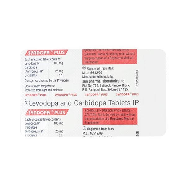 SYNDOPA PLUS Tablet 15's - Global Surgicals