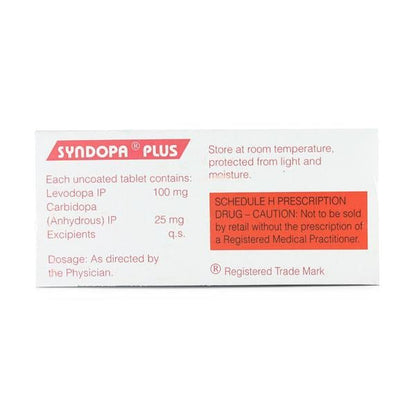 SYNDOPA PLUS Tablet 15's - Global Surgicals