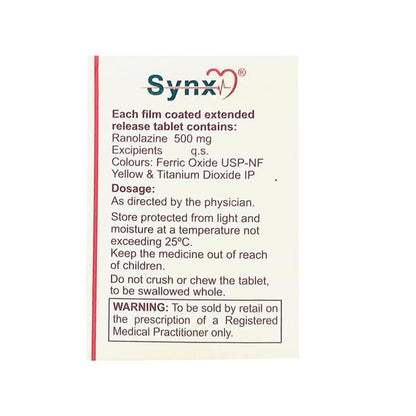Synx 500mg Tablet 10'S - Global Surgicals