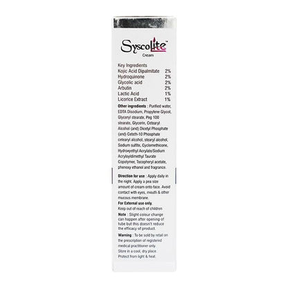 SYSCOLITE Cream 20gm - Global Surgicals