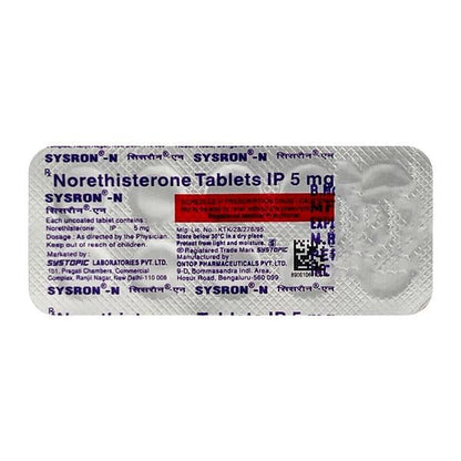 Sysron N Tablet 10'S - Global Surgicals