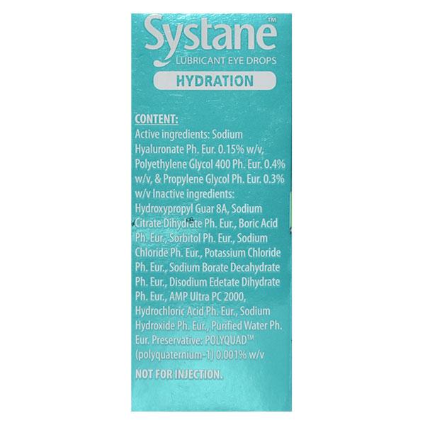 SYSTANE HYDRATION LUBRICANT Eye Drops 10ml - Global Surgicals