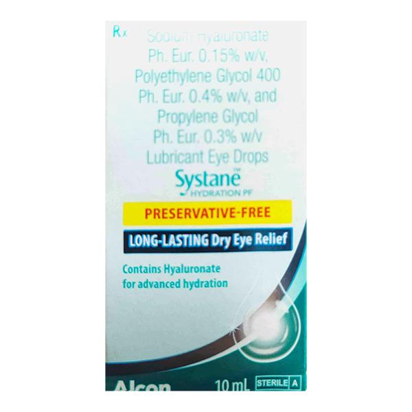 SYSTANE HYDRATION PF LUBRICANT Eye Drops 10ml - Global Surgicals