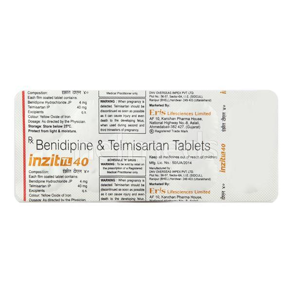 Inzit TL 40mg Tablet 10'S