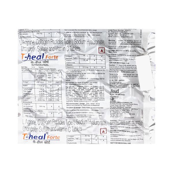 T HEAL FORTE Tablet 15's - Global Surgicals