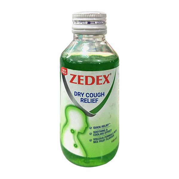 ZEDEX NEW MIX FRUIT FLAVOUR DRY COUGH RELIEF Syrup 100ml