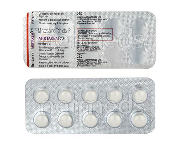 Mirtakem 7.5mg Tablet 10'S