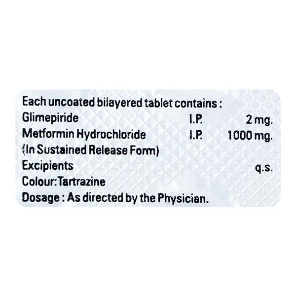 CUPRIDE M 2 FORTE Tablet 10's