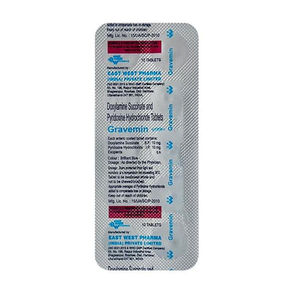 Gravemin Tablet 10'S
