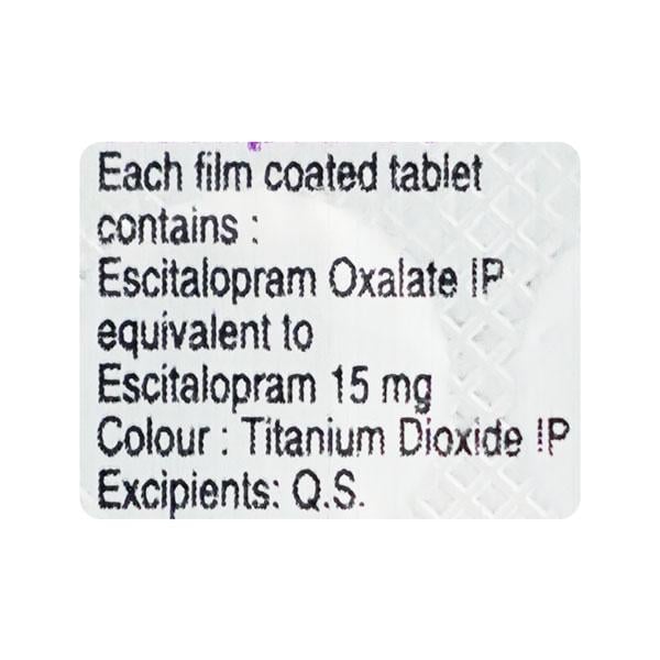 Rexipra 15mg Tablet 10'S