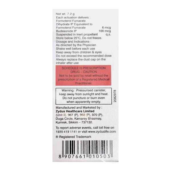 FORMONIDE 100 WITH DOSE COUNTER Inhaler 120md