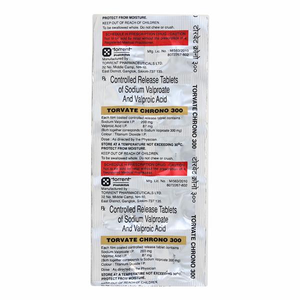 Torvate Chrono 300mg Tablet 10'S