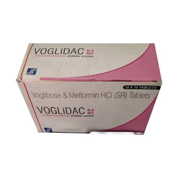VOGLIDAC MF 0.3 Tablet 10's