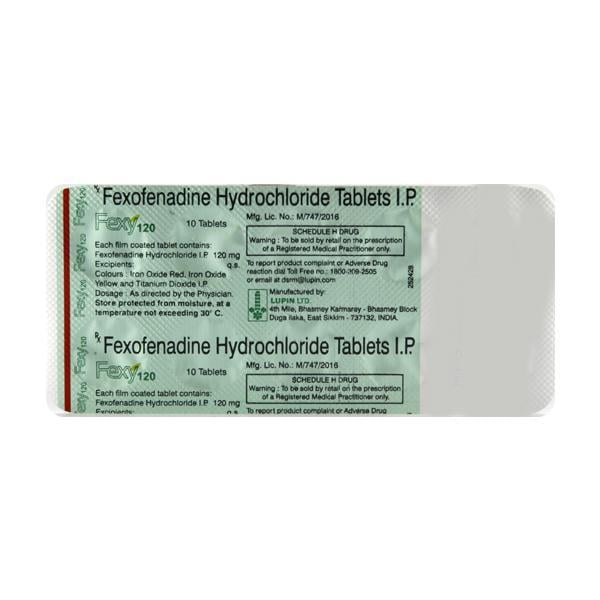 Fexy 120mg Tablet 10'S