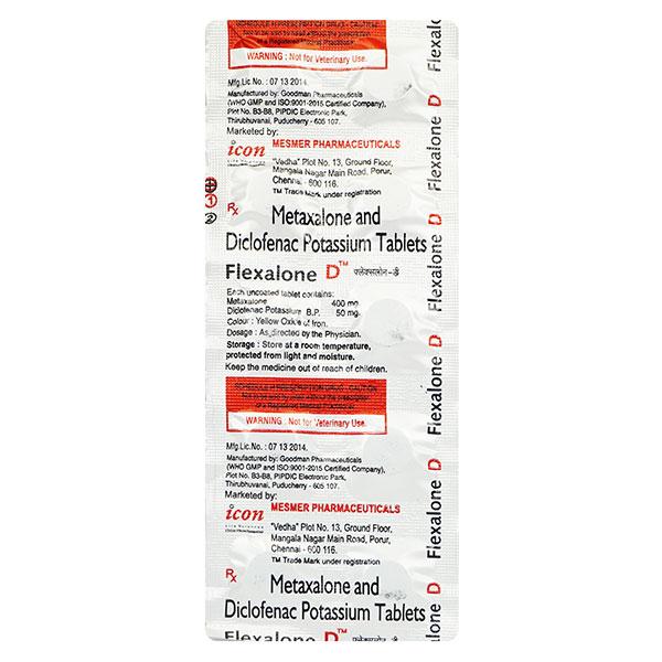 Flexalone D Tablet 10'S