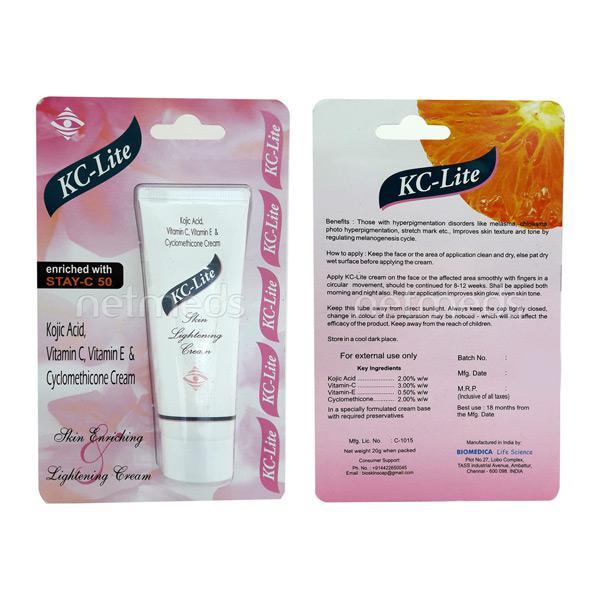 KC Lite Skin Lightening Cream 20gm