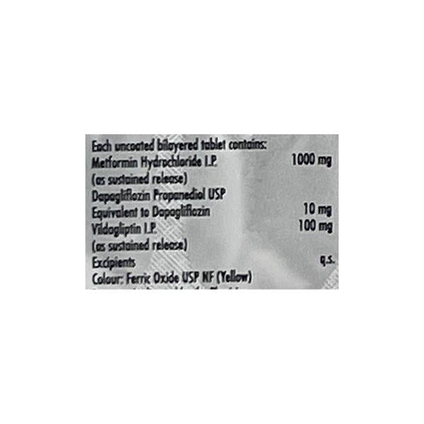 ABVIDA TRIO 1000 Tablet 10's