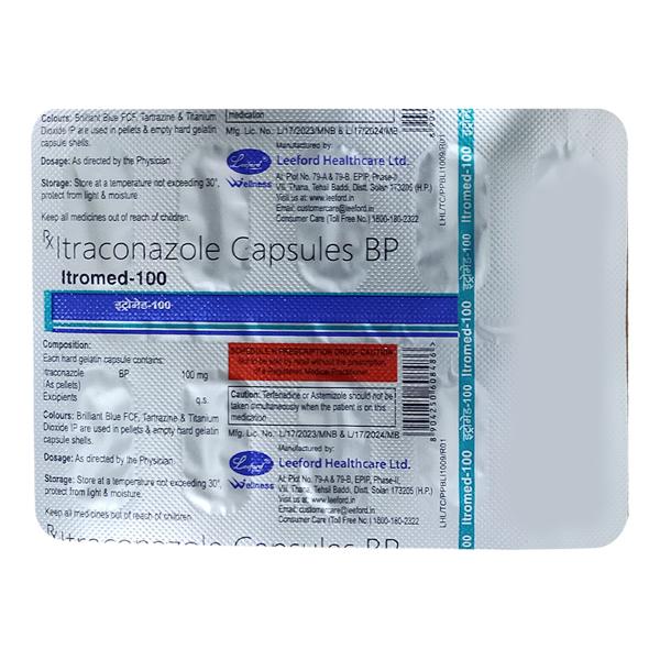 ITROMED 100 Capsule 10's