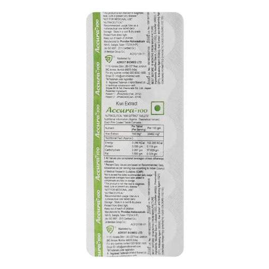 ACCURA 100 Tablet 10's