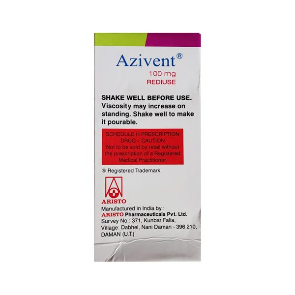 Azivent 100mg Suspension 15ml