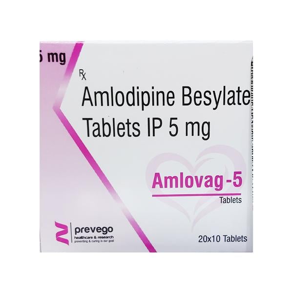 AMLOVAG 5 Tablet 10's