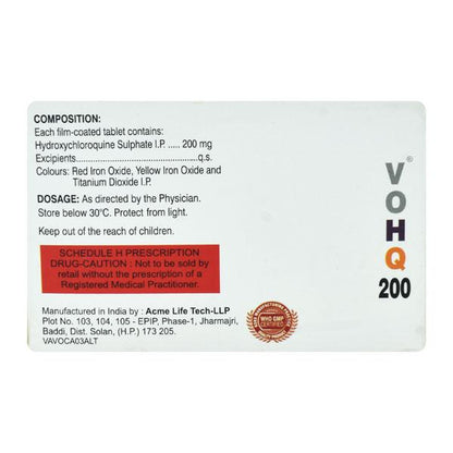 VOHQ 200 Tablet 15's