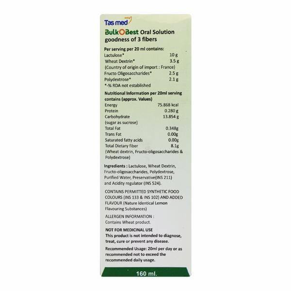 BULKOBEST LEMON FLAVOR Oral Solution 160ml