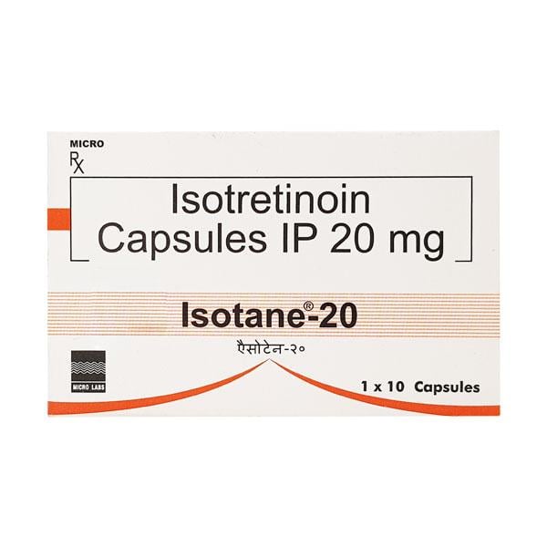 Isotane 20mg Capsule 10'S