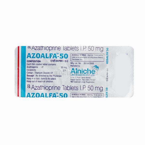 Azoalfa 50mg Tablet 10'S