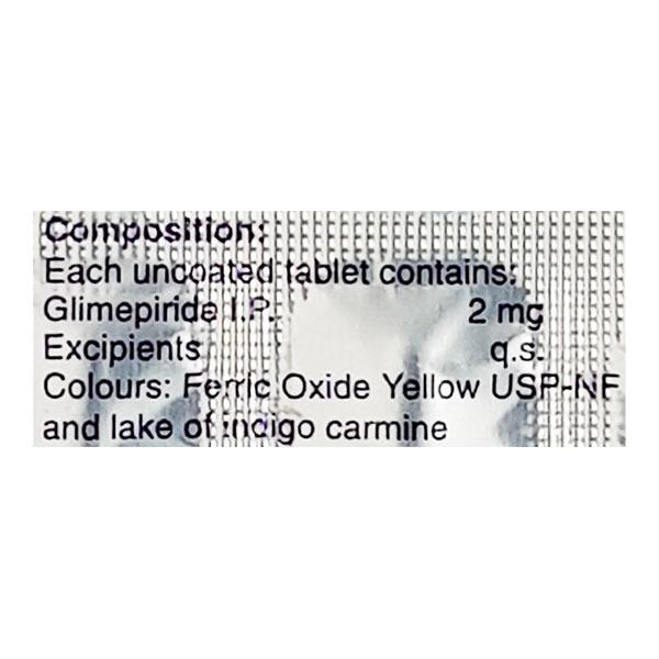 Glimulin 2mg Tablet 15'S