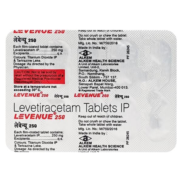 Levenue 250mg Tablet 10'S