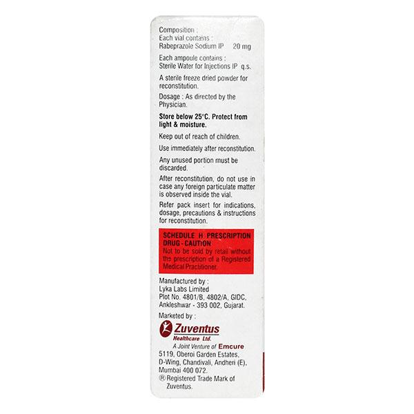 Rabifast 20mg Injection 10ml (N)