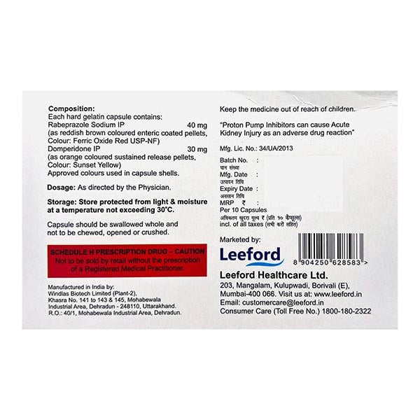 REBOZEN 40 DSR Capsule 10's