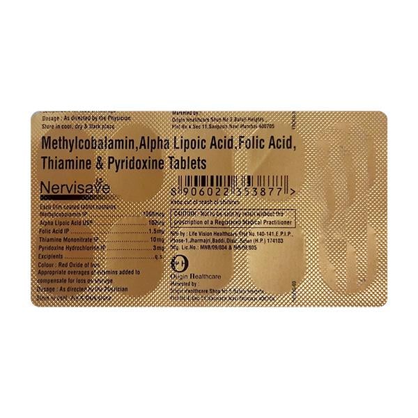 NERVISAVE Tablet 10's