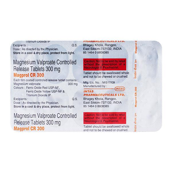 Magprol CR 300mg Tablet 10'S