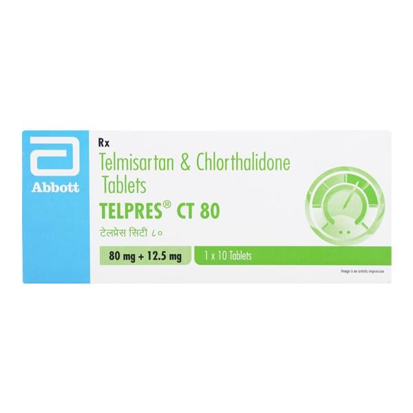 Telpres CT 80/12.5mg Tablet 10'S
